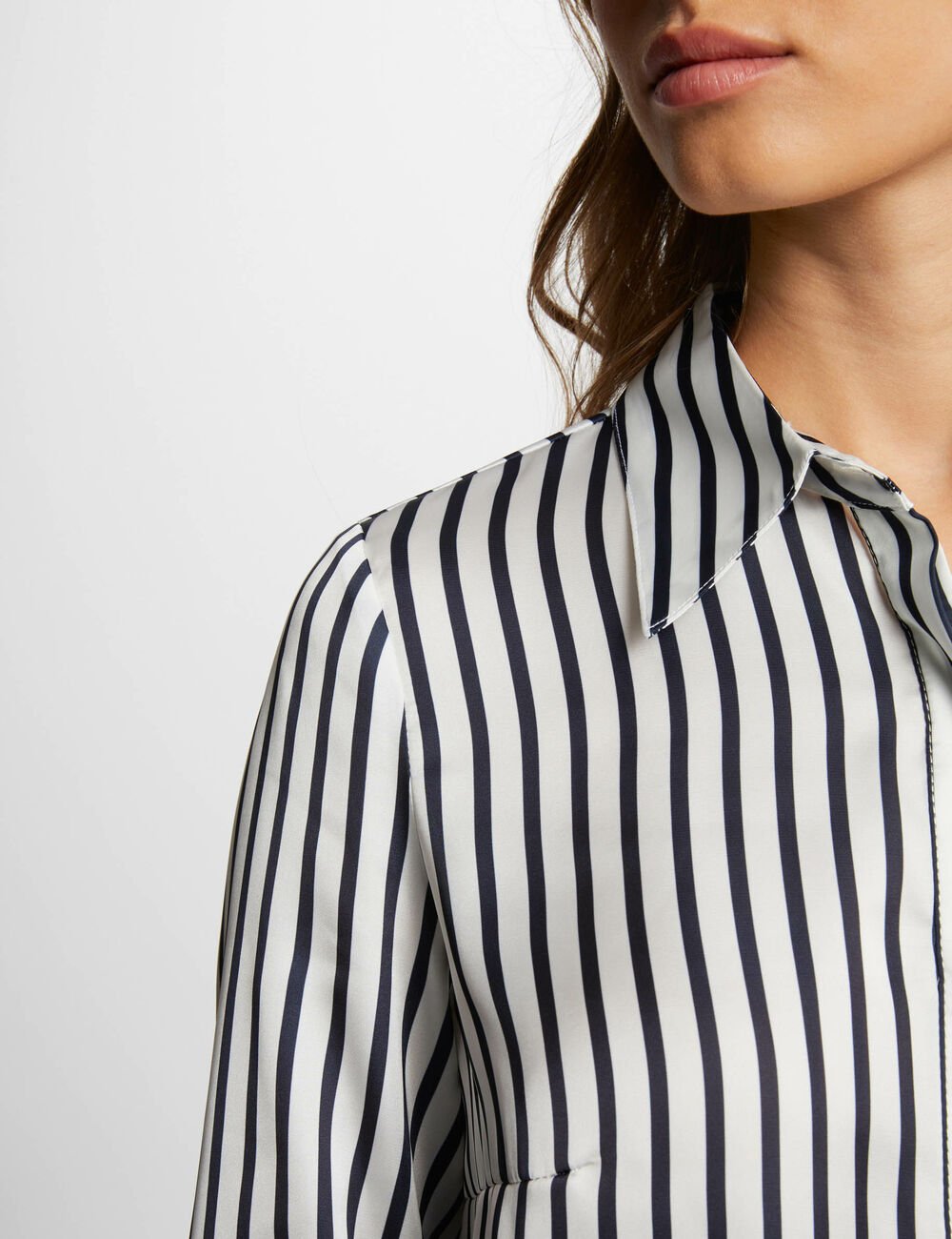 CAMISA DE MANGA LARGA RAYAS MULTICOLOR MUJER MORGAN 241-CHICHI