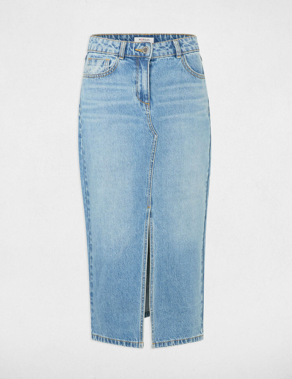 FALDA MIDI VAQUERA MORGAN 251-JROMA