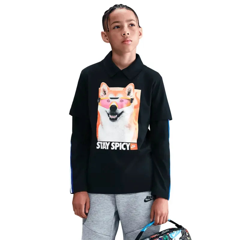 CAMISETA MANGA CORTA NIÑO NIKE HV5206