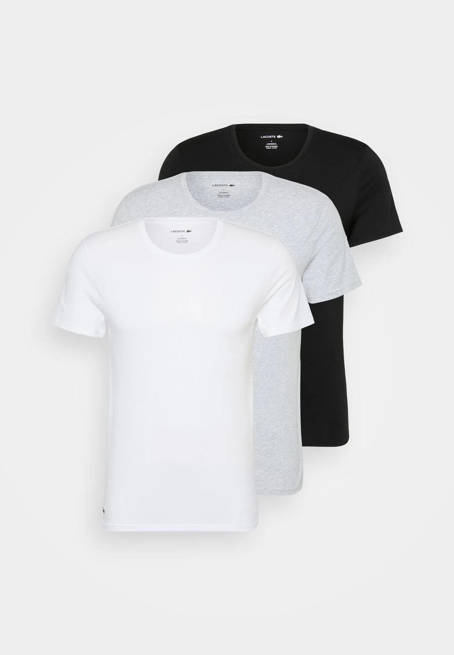 CAMISETAS HOMBRE PACK 3 INTERIOR LACOSTE TH9010