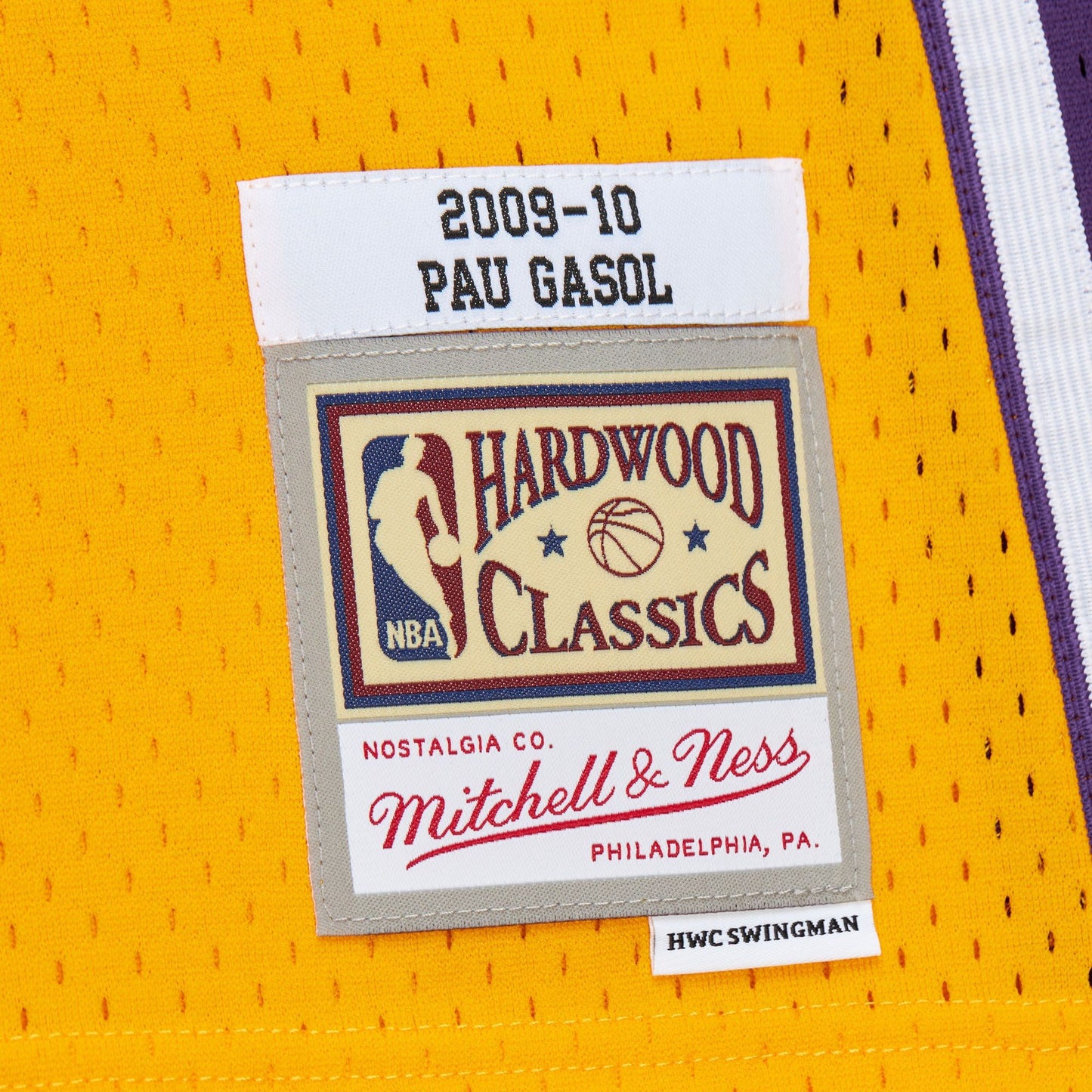 CAMISETA HOMBRE MITCHELL & NESS LAKERS SMJY7609