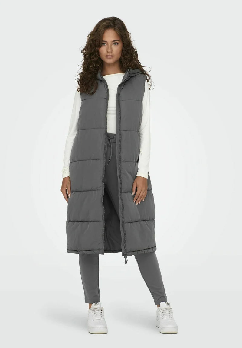 CHALECO MUJER LARGO ONLY 15241995