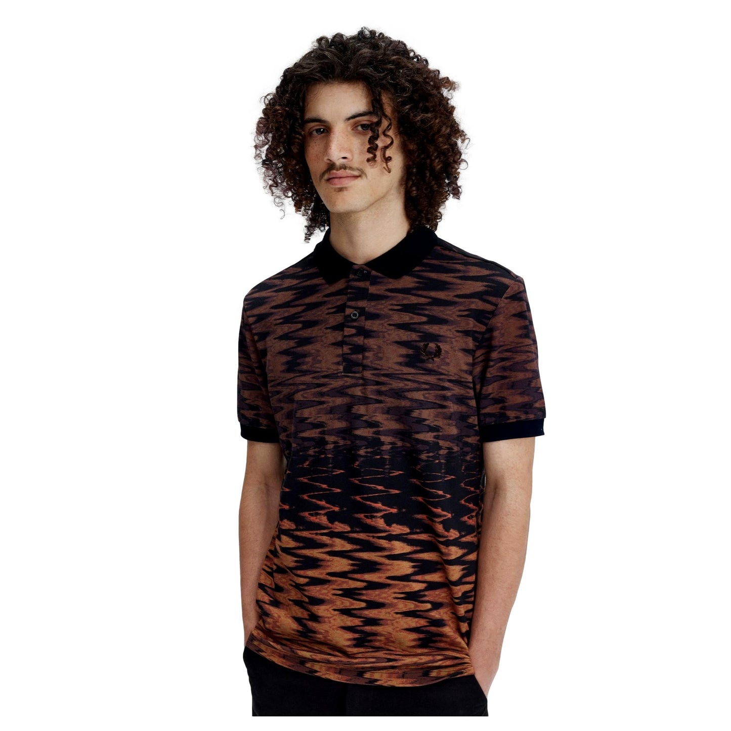 POLO HOMBRE WAVE GRAPHIC FRED PERRY M7732