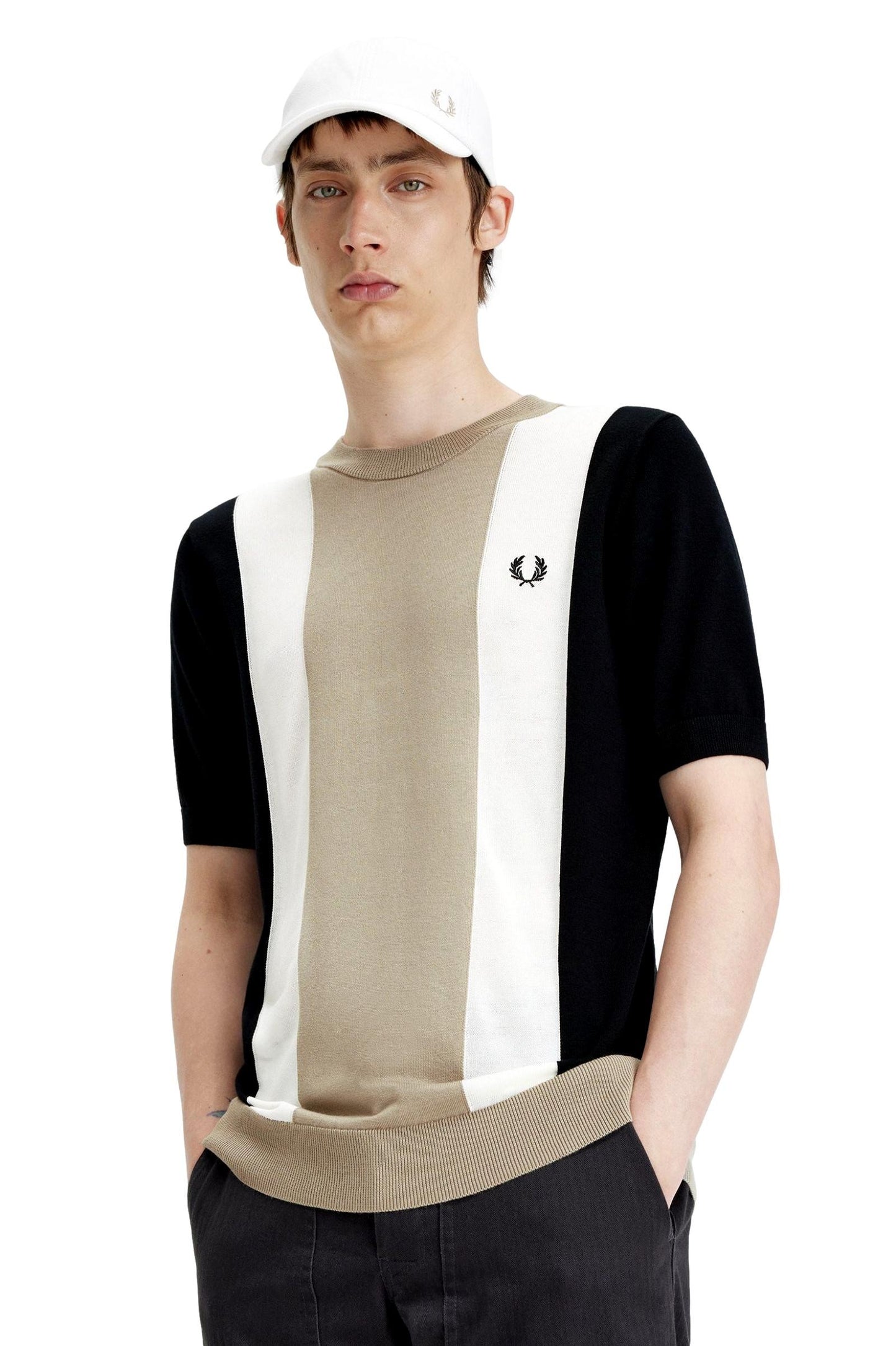 CAMISETA PUNTO FINO HOMBRE FRED PERRY K7853