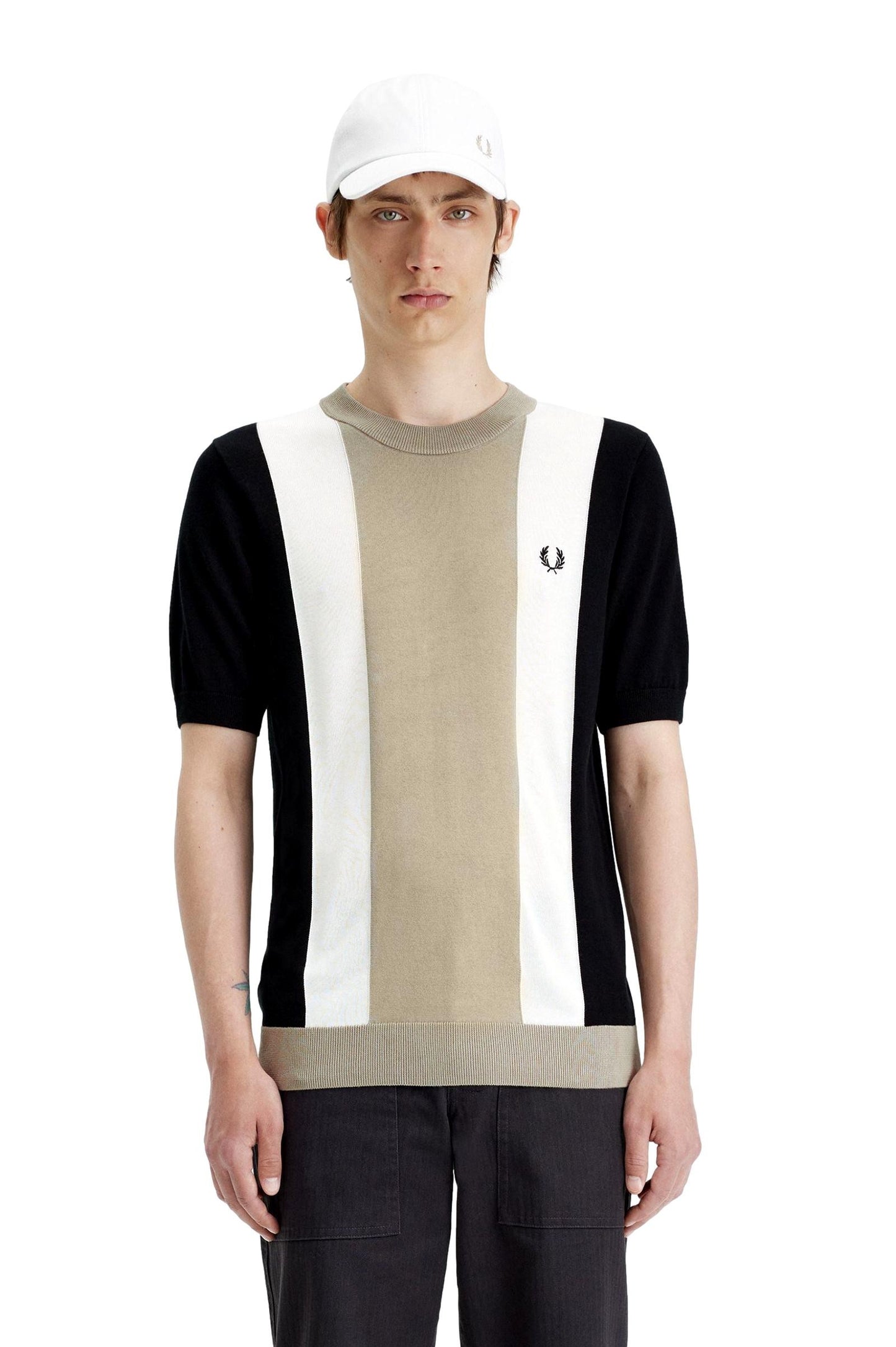 CAMISETA PUNTO FINO HOMBRE FRED PERRY K7853