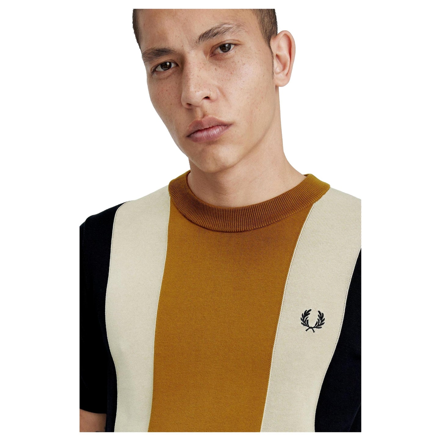 JERSEY PUNTO FINO A RAYAS FRED PERRY K7853