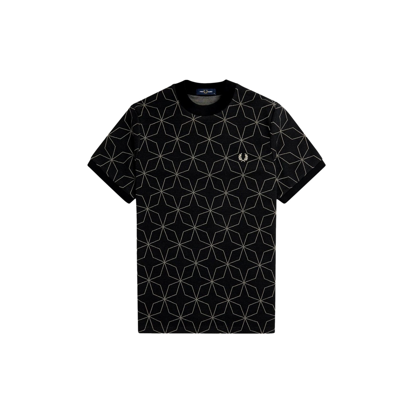 CAMISETA CON ESTAMPADO GEOMETRICO FRED PERRY M7704