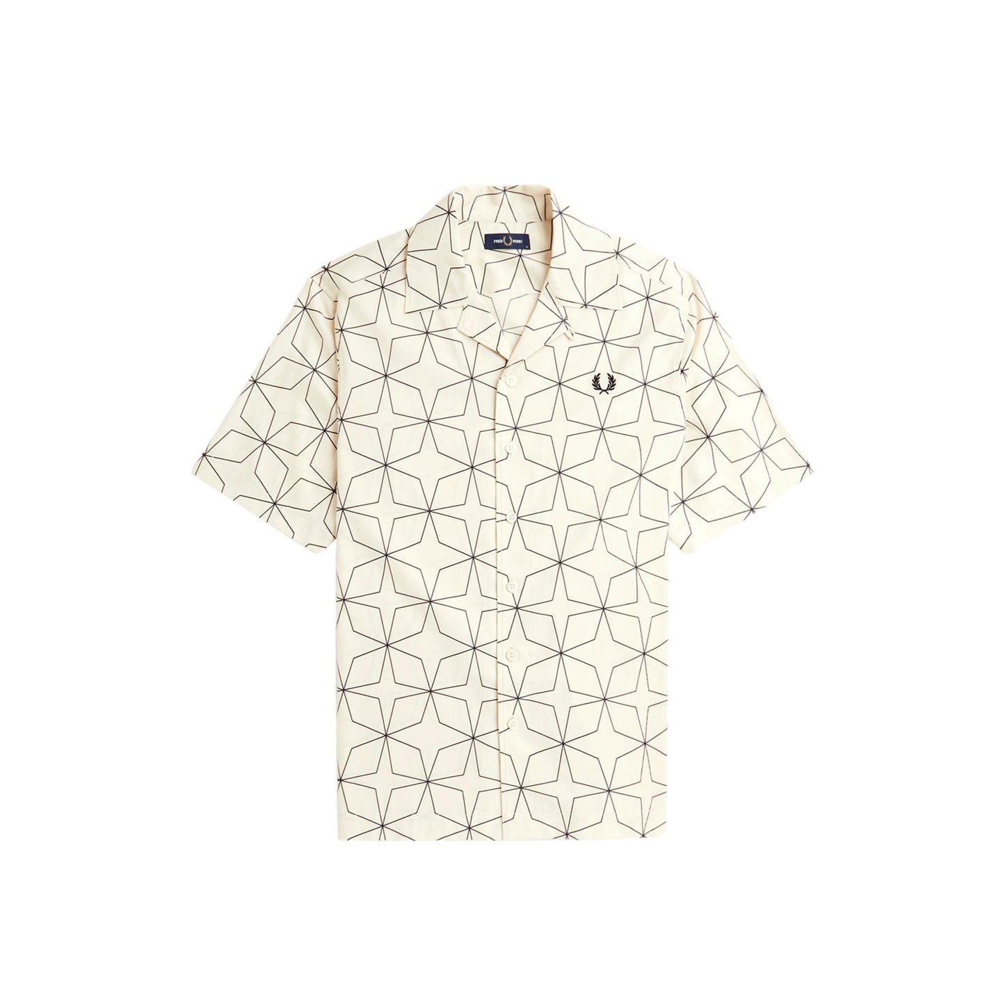 CAMISA HOMBRE ESTAMPADO GEOMETRICO FRED PERRY M7785