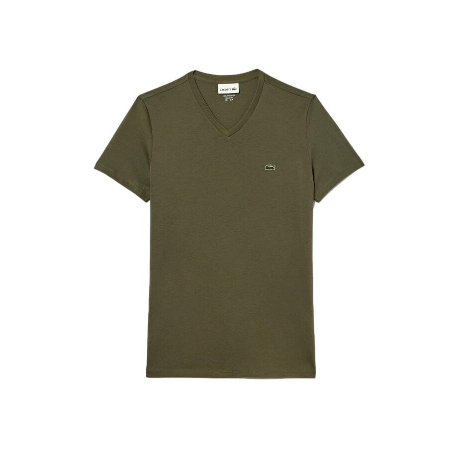 CAMISETA HOMBRE LACOSTE CUELLO PICO TH6710