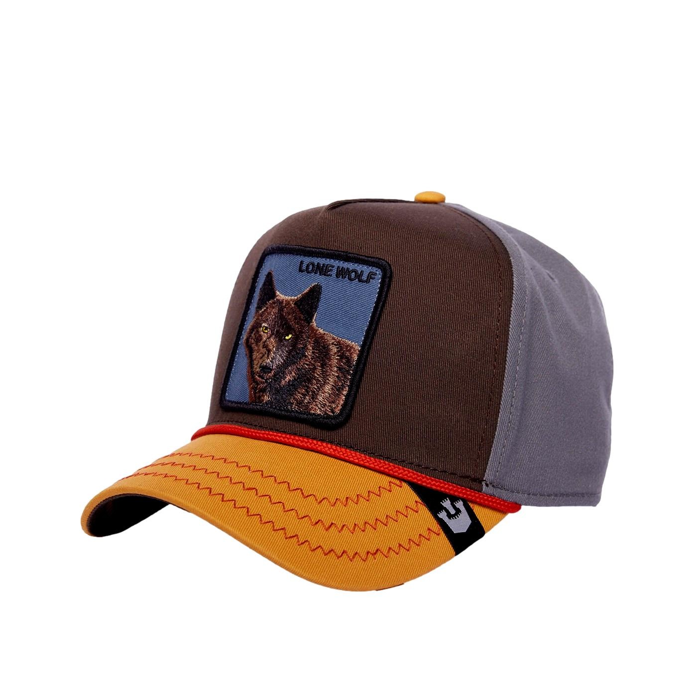 GORRA GOORIN BROS LONE WOLF BROWN