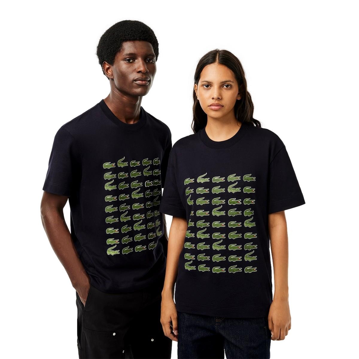 CAMISETA UNISEX LACOSTE LOGOS ICONICS TH1311