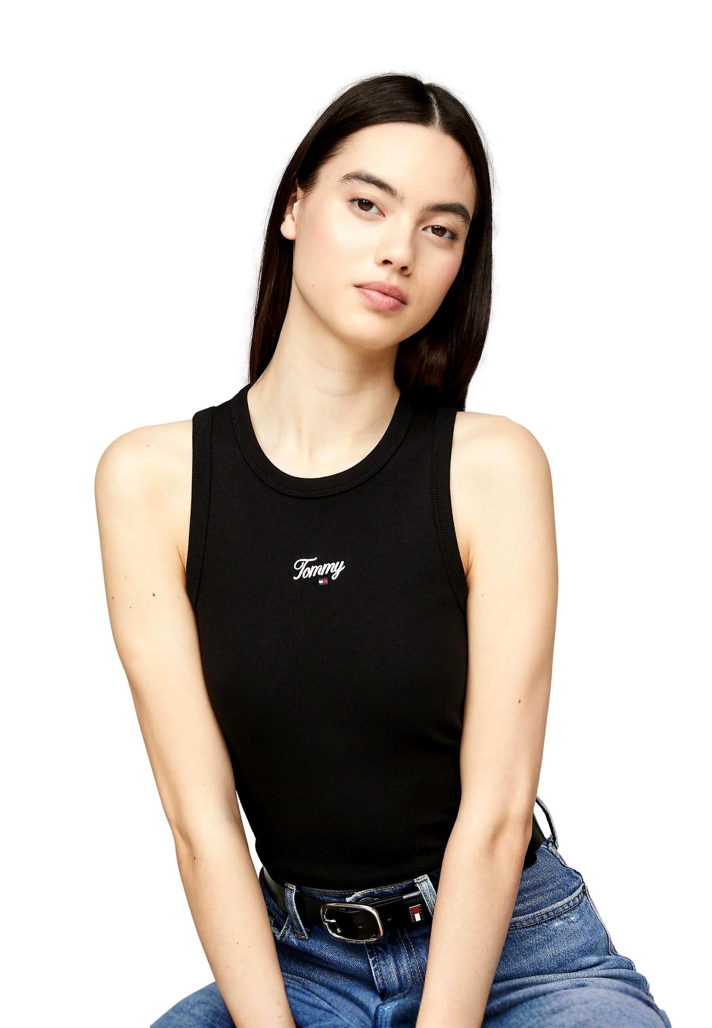 CAMISETA MUJER LOGO SCRIPT TOMMY JEANS DW0DW17838