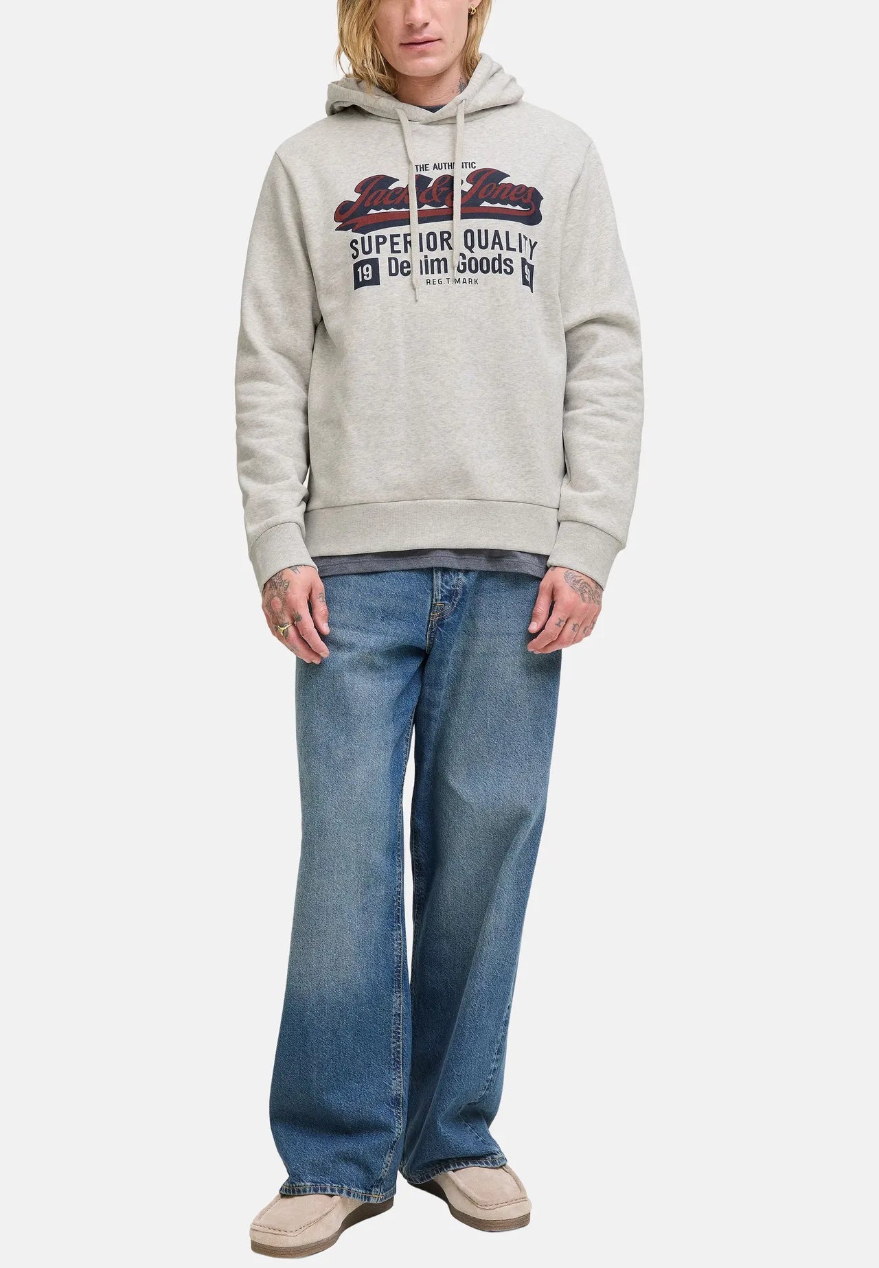SUDADERA HOMBRE CAPUCHA JACK & JONES 12279649