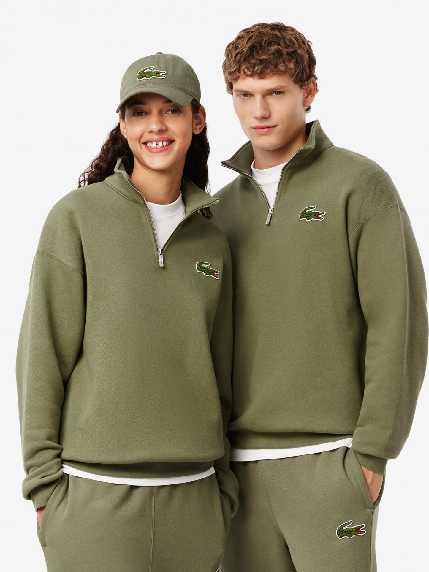 SUDADERA CON CREMALLERA LACOSTE SH2748