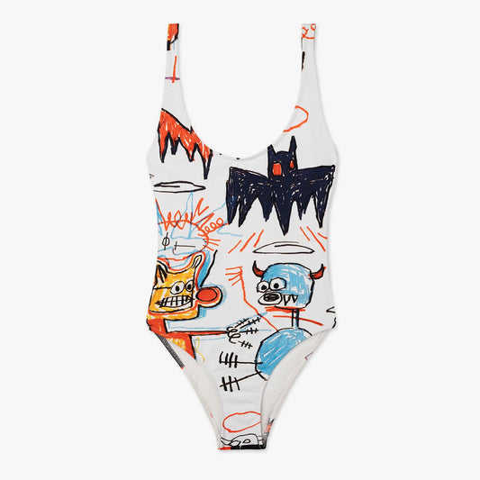 BAÑADOR DE MUJER BASQUIAT BATMAN JIMMY LION