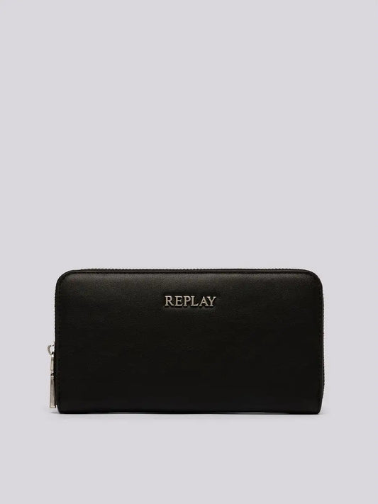 CARTERA MUER PIEL CON LOGO REPLAY FW5299
