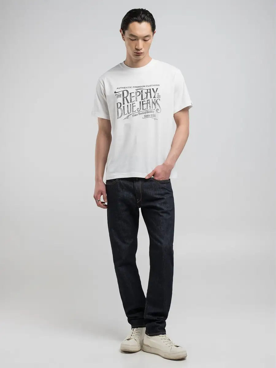 CAMISETA HOMBRE REGULAR FIT ESTAMPADO REPLAY M3042