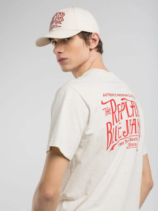 CAMISETA HOMBRE PUNTO FLAMEADO REPLAY M3023