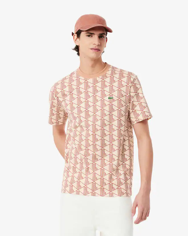 CAMISETA HOMBRE MONOGRAMA LACOSTE TH9551 HBI