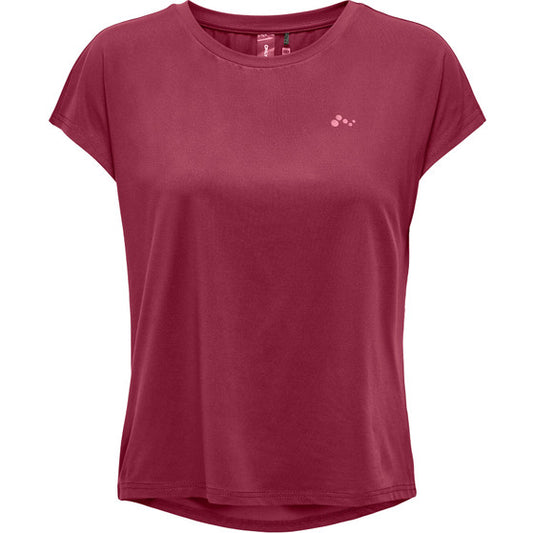 CAMISETA ONLY PLAY 15137012 GRANATE