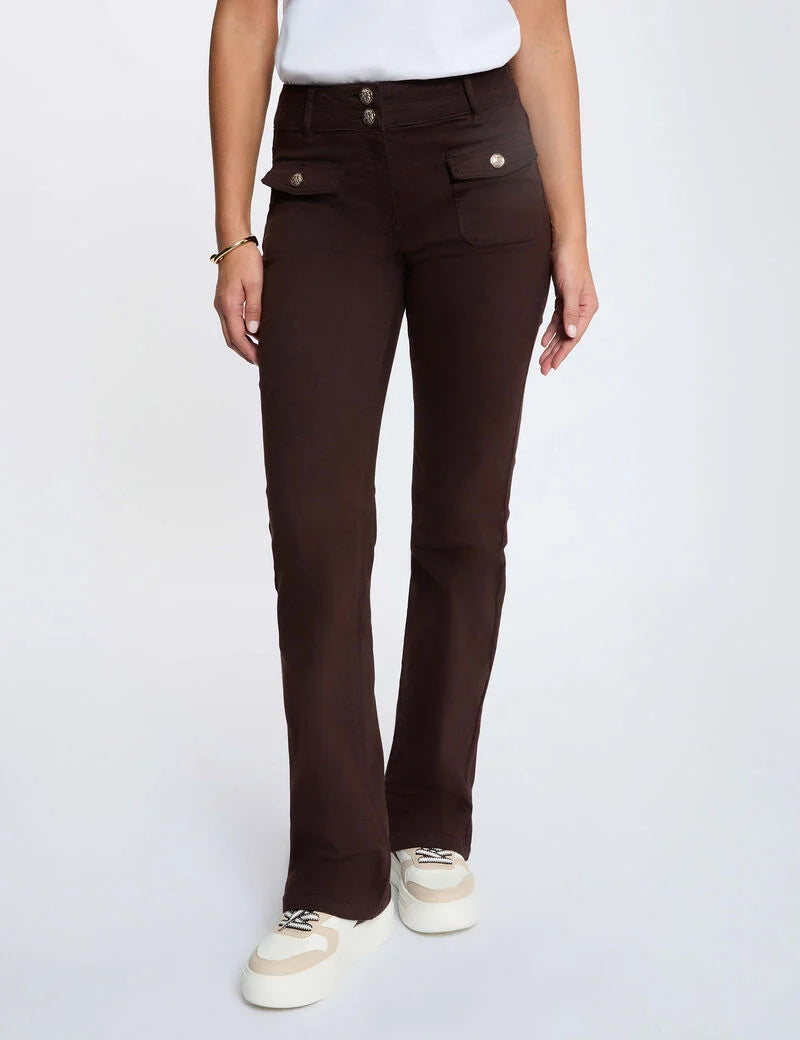 PANTAÓN BOOTCUT MUJER MORGAN 262-POLEME