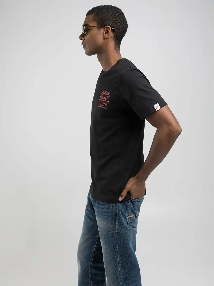 CAMISETA HOMBRE PUNTO FLAMEADO REPLAY M3023