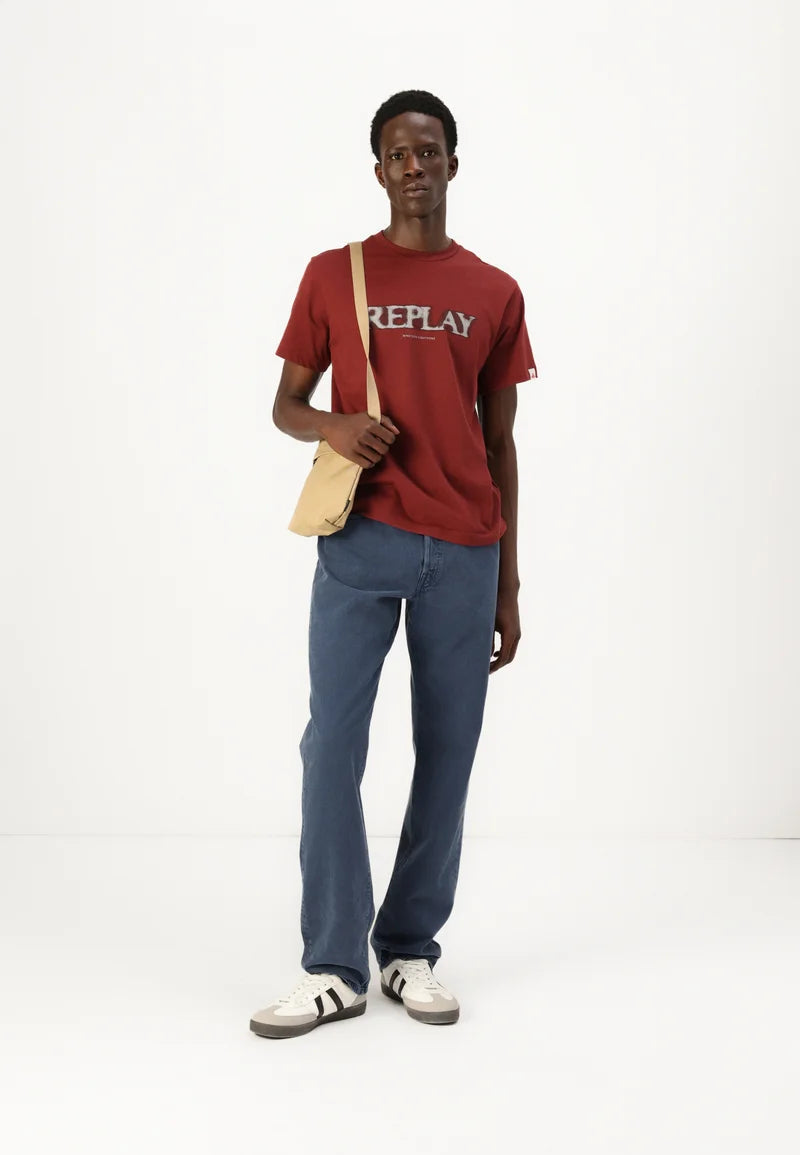 CAMISETA HOMBRE LOGO REPLAY M3059