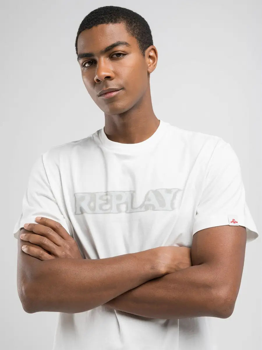 CAMISETA HOMBRE LOGO REPLAY M3059