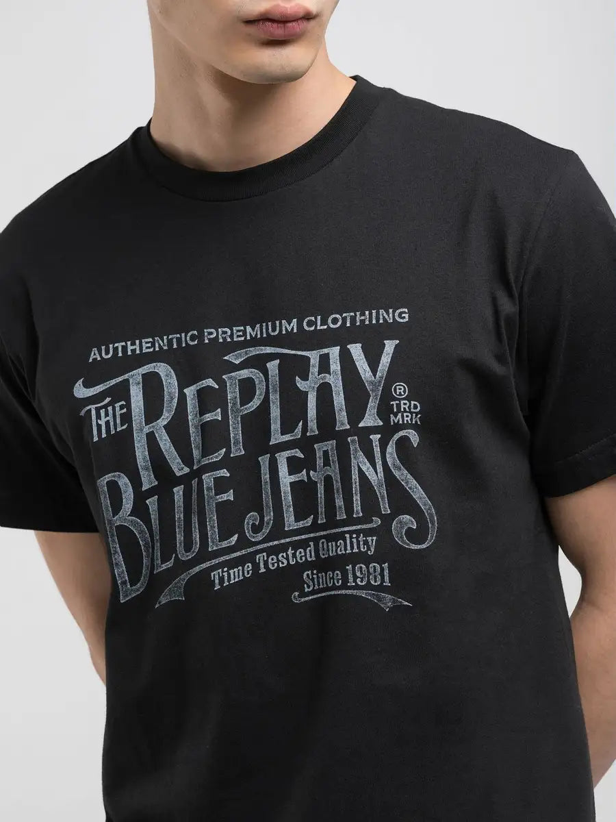 CAMISETA HOMBRE REGULAR FIT ESTAMPADO REPLAY M3042