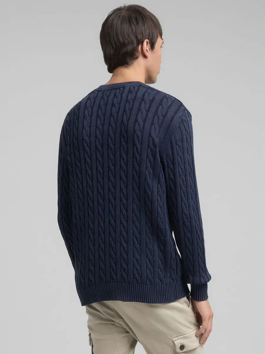 JERSEY ALGODÓN CON LABOR TRENZADA HOMBRE REPLAY UK4866