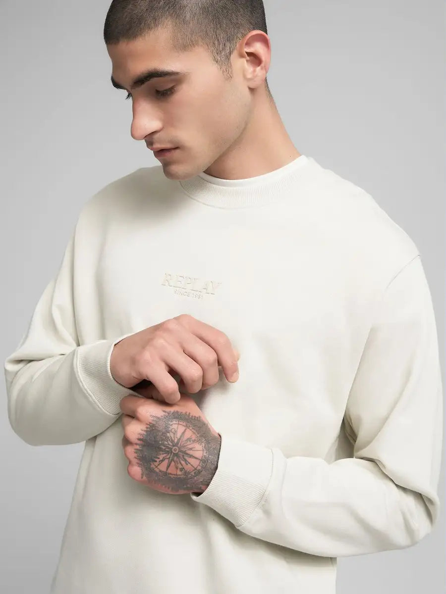 SUDADERA HOMBRE CUELLO REDONDO REPLAY M3187