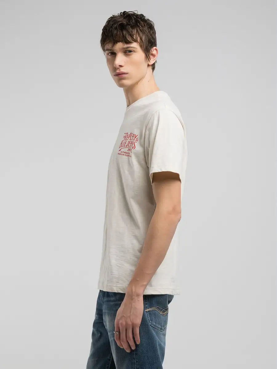 CAMISETA HOMBRE PUNTO FLAMEADO REPLAY M3023