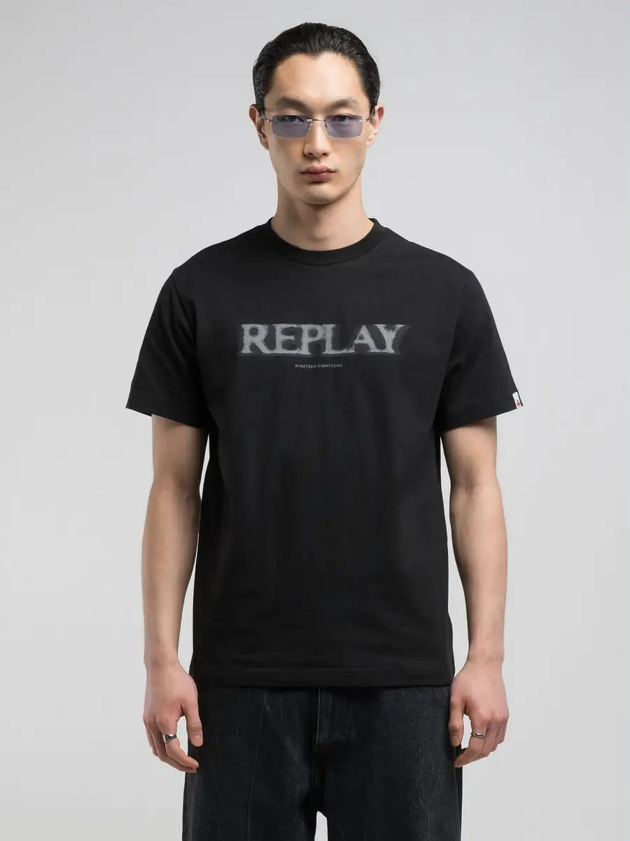 CAMISETA HOMBRE LOGO REPLAY M3059