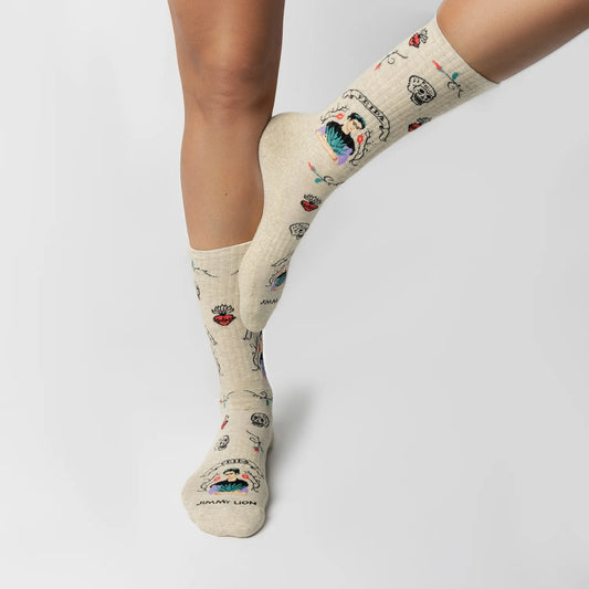 CALCETINES JIMMY LION ATHLETIC FRIDA VIVA MEXICO