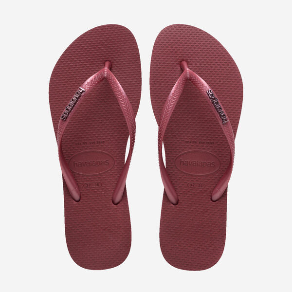 HAVAIANAS SLIM LOGO METALLIC