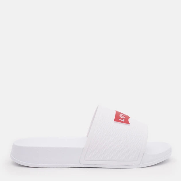 Chanclas infantiles para niños Levi's Pool Blancas