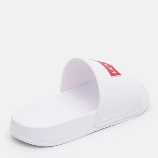 Chanclas infantiles para niños Levi's Pool Blancas