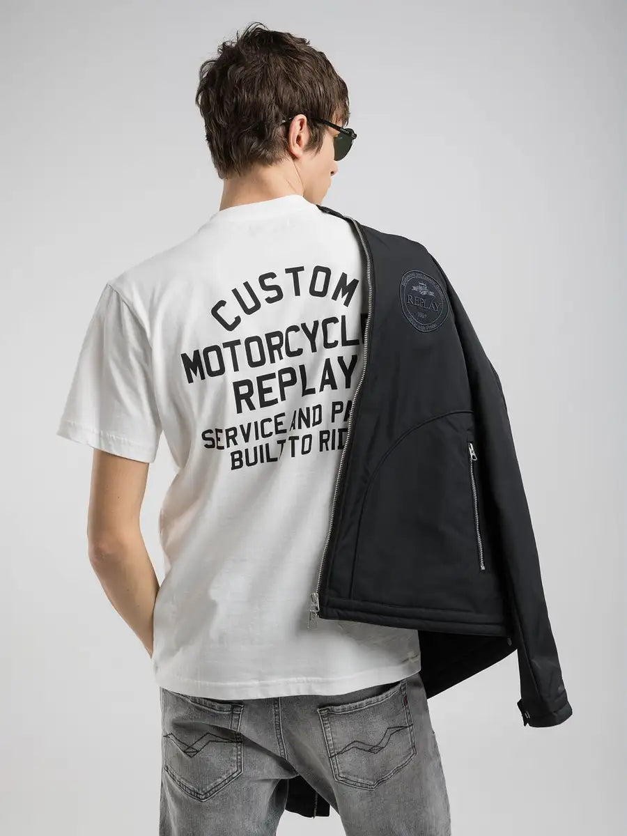 CAMISETA CON ESTAMPADO MINI Y MAXI REPLAY M3050