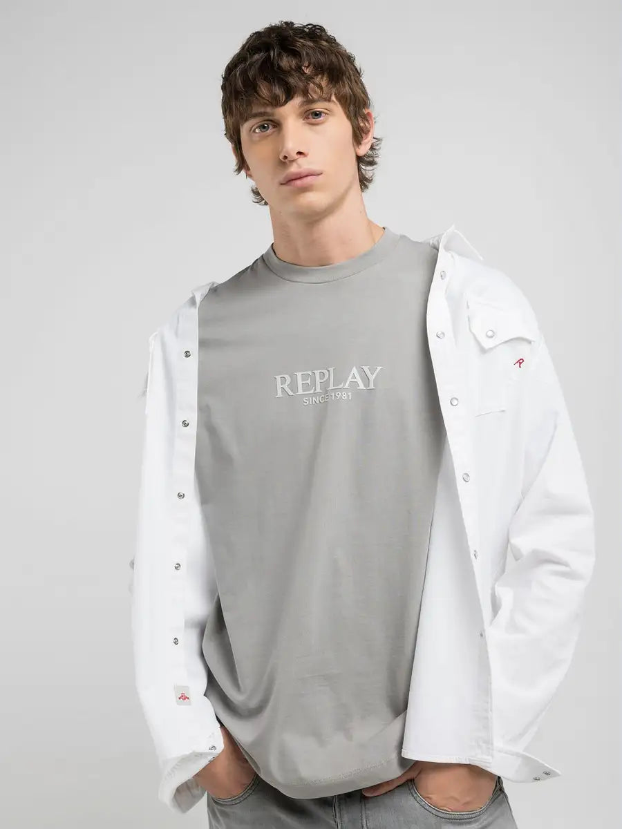 CAMISETA HOMBRE RELAXED FIT REPLAY M3031