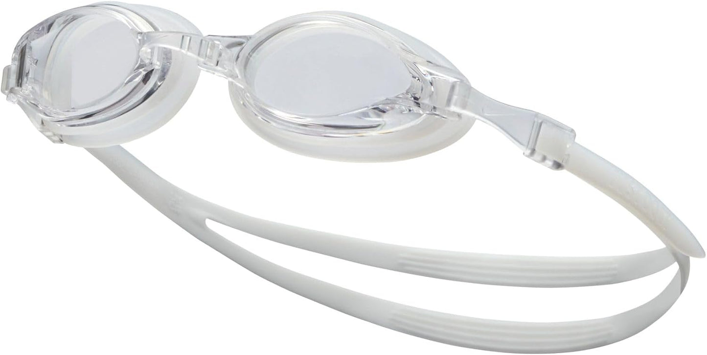 NIKE Gafas de natación Swim Chrome Remora Blanco NESSD127