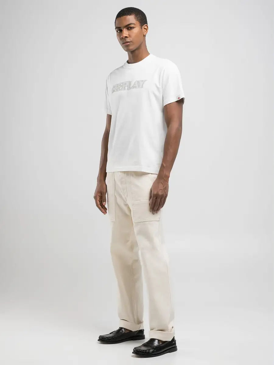 CAMISETA HOMBRE LOGO REPLAY M3059