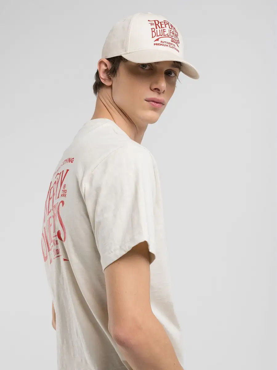 CAMISETA HOMBRE PUNTO FLAMEADO REPLAY M3023