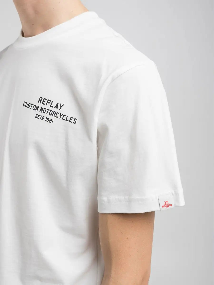 CAMISETA CON ESTAMPADO MINI Y MAXI REPLAY M3050