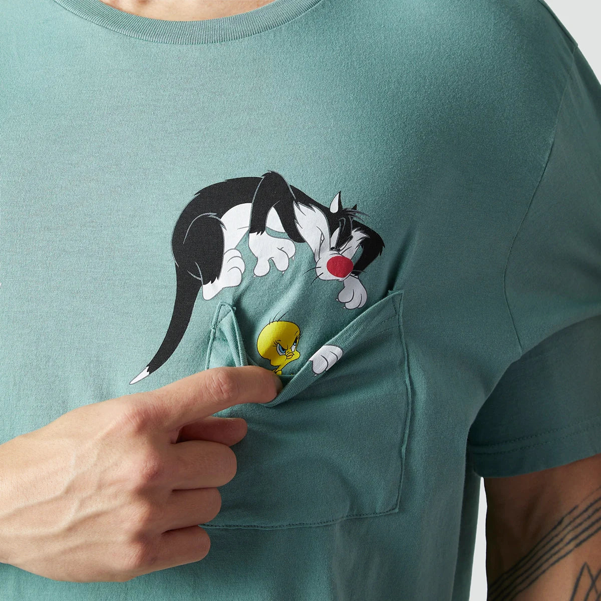 CAMISETA UNISEX JIMMY LION SILVESTER SAGE