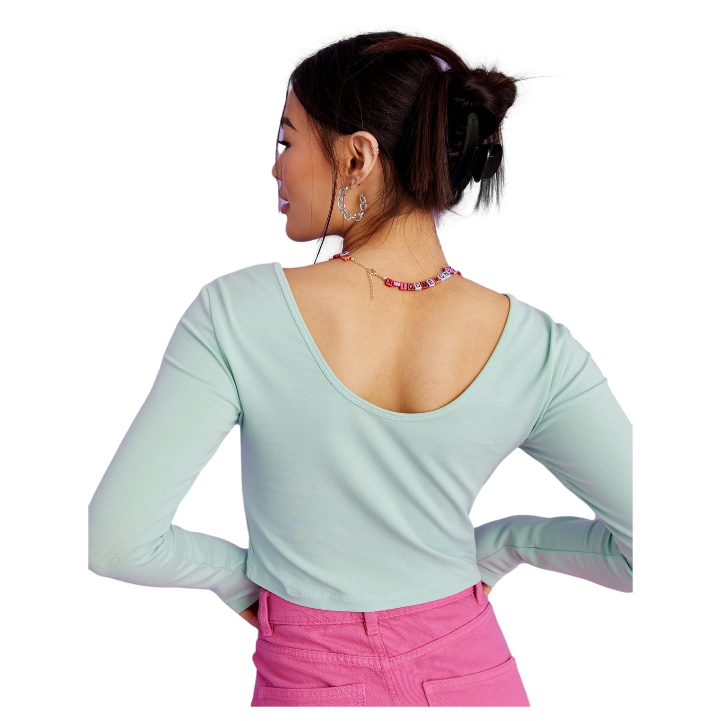 TOP VERDE CORTO ONLY 15248492