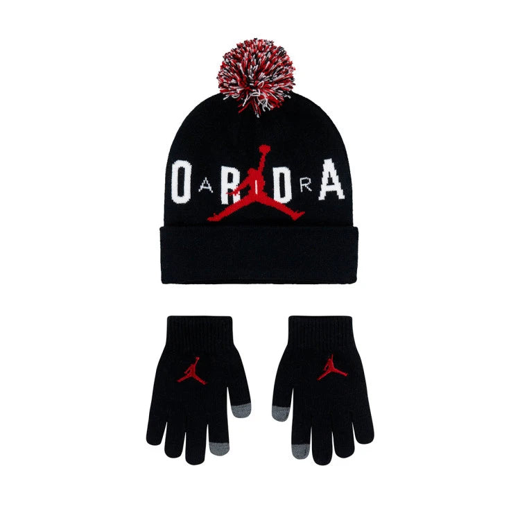 CONJUNTO GORRO GUANTES POM BEANI SET JORDAN 9A0869-023