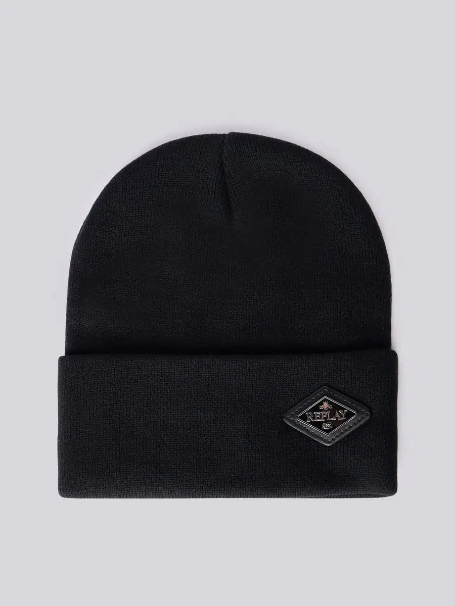 GORRO CON LOGOTIPO ROMBO REPLAY AX4347