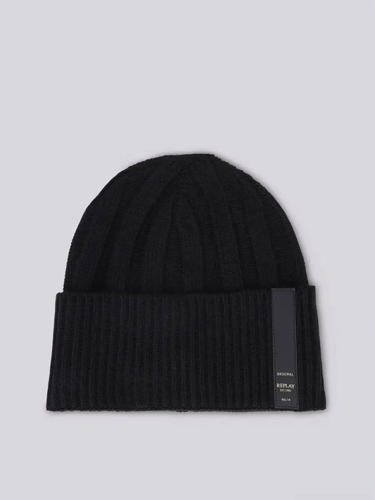 GORRO CON ETIQUETA DEL LOGOTIPO REPLAY AM4248