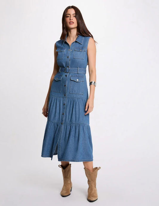 VESTIDO VAQUERO MUJER MORGAN 251-RNAUTICA