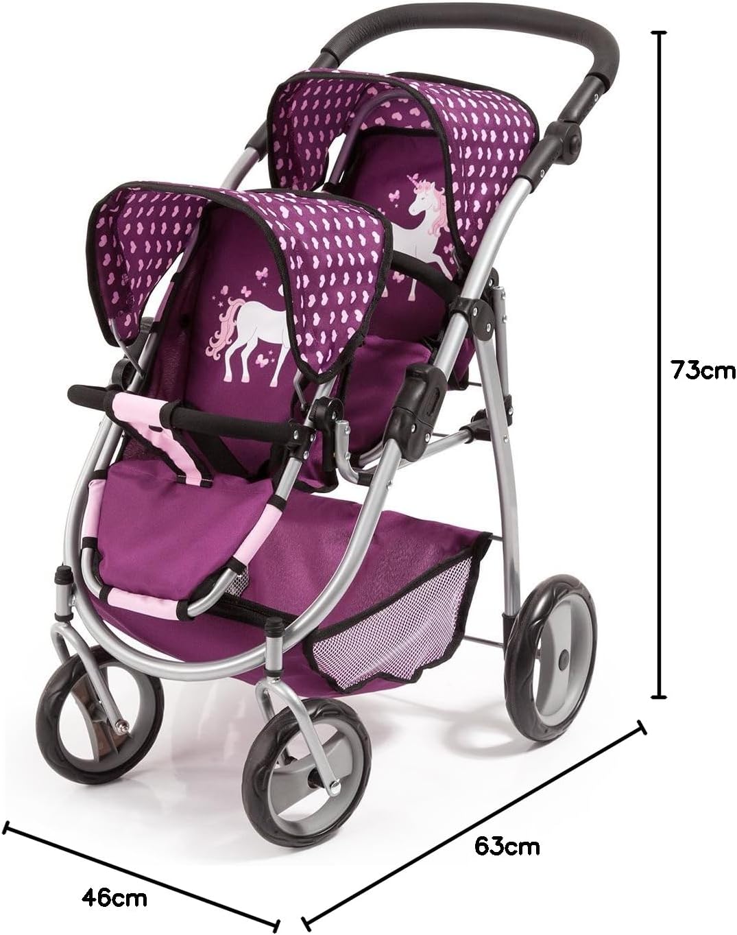 CARRITO MUÑECAS DOBLE BAYER 26537AA